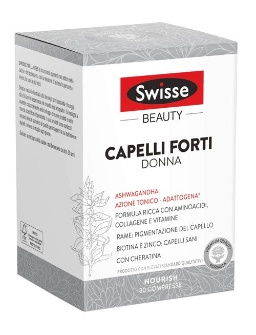 Swisse Capelli Forti Donna integratore 30 Compresse