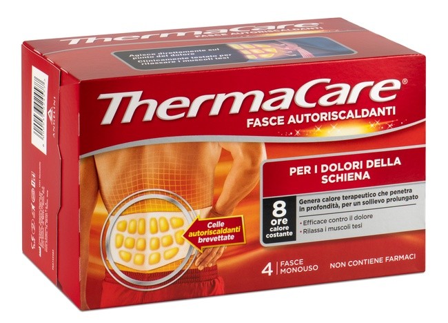 Thermacare Fascia Autoriscaldante Schiena 4 Pezzi