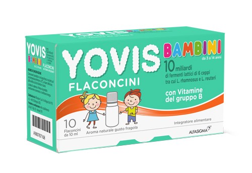 Alfasigma Yovis Bambini Fragola 10 Flaconcini X 10 Ml