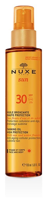 Nuxe Sun Olio Solare Viso E Corpo protezione Spf30 150 Ml