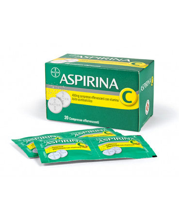 Aspirina C 20 Compresse Effervescenti 400+240mg