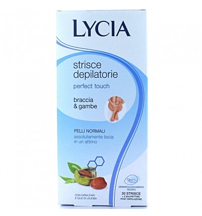 Lycia 20 strisce depilatorie gamba e braccia 12 pezzi