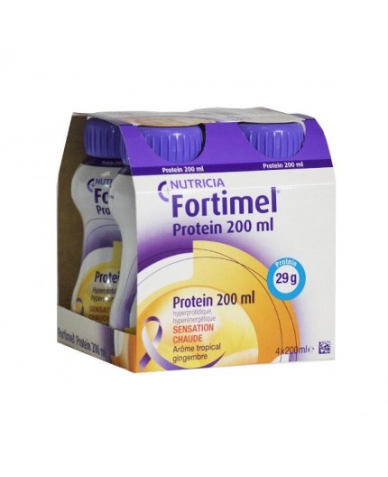 Fortimel compact protein hot tropical ginger 4 x 125 ml