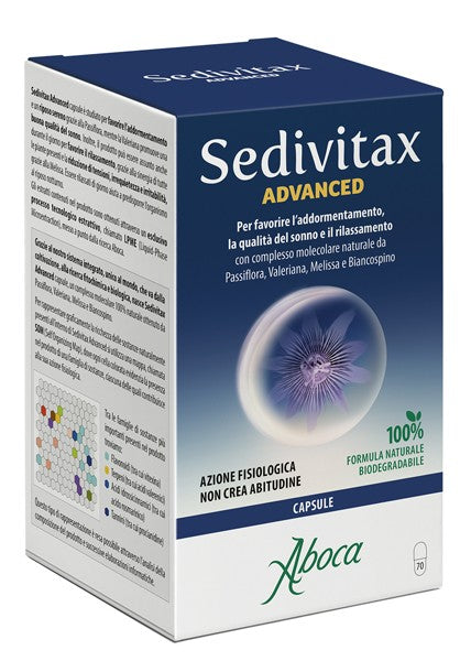 Aboca Sedivitax advanced integratore 70 capsule