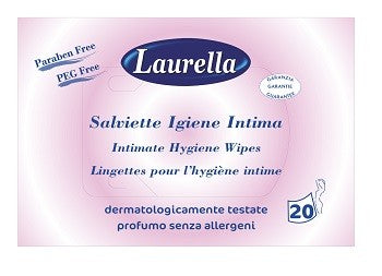 Silc Laurella Salviettine Intime pelle sensibile 20 Pezzi