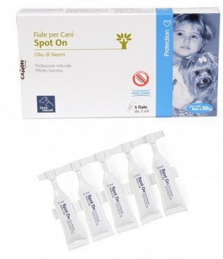 Camon Protection Spot on Cane 0-10 Kg 5 Fiale da 3 ml
