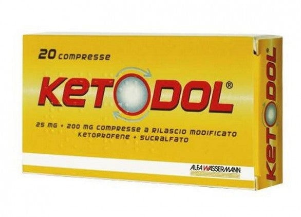 Ketodol 20 Compresse 25mg+200mg