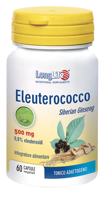 Longlife Eleuterococco 0,8% integratore 60 Capsule 500mg