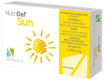 Nutrileya Nutridef Sun integratore 30 Capsule