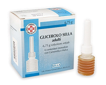 Glicerolo Sella Adulti 6 Contenitori Monodose 6,75 G