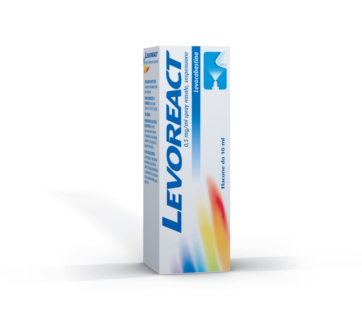 Levoreact*spray Nasale 10ml 0,5mg