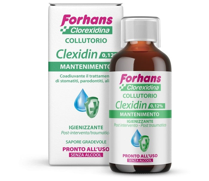 Uragme Forhans Collutorio Con Clorexidina 0,12 Senza Alcool 200 Ml