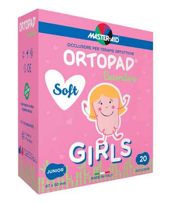 Ortopad Soft Girls Junior Cerotto Oculare Ortottico 20 Pezzi