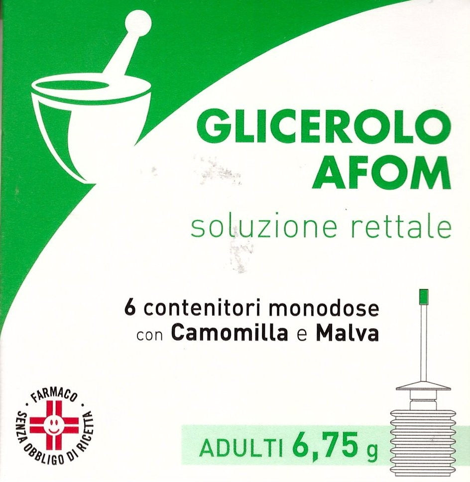 Afom Glicerolo Adulti 6 Contenitori Monodose