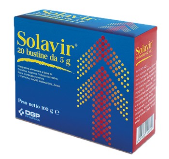 Dgp Pharma Solavir 20 Bustine integratore per le difese