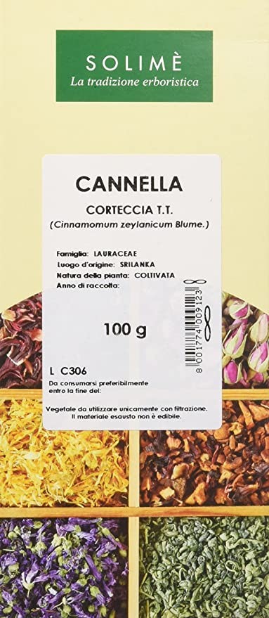 Solime' Cannella Corteccia intera taglio tisana 100g