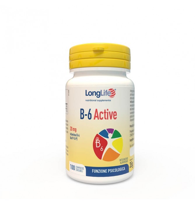 Longlife b6 active integratore 100 compresse