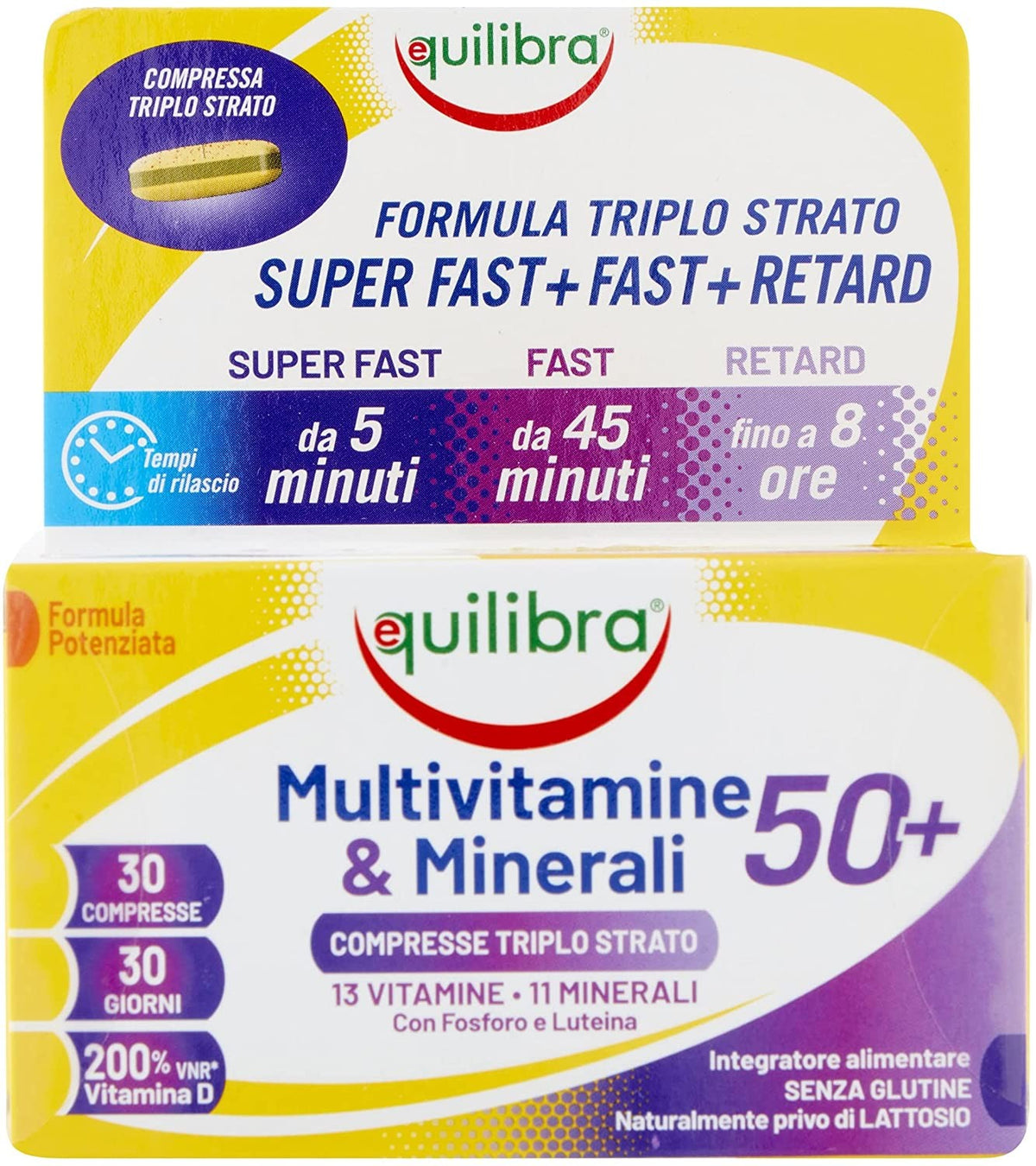 Equilibra Multivitamine & minerali 50+ 30 compresse