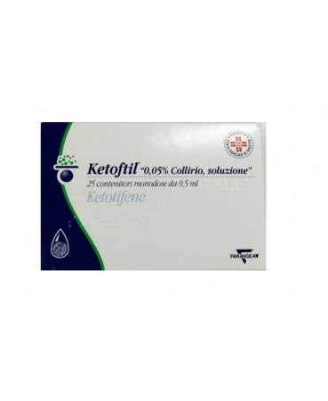Ketoftil*collirio 25 Fiale 0,5ml 0,05%