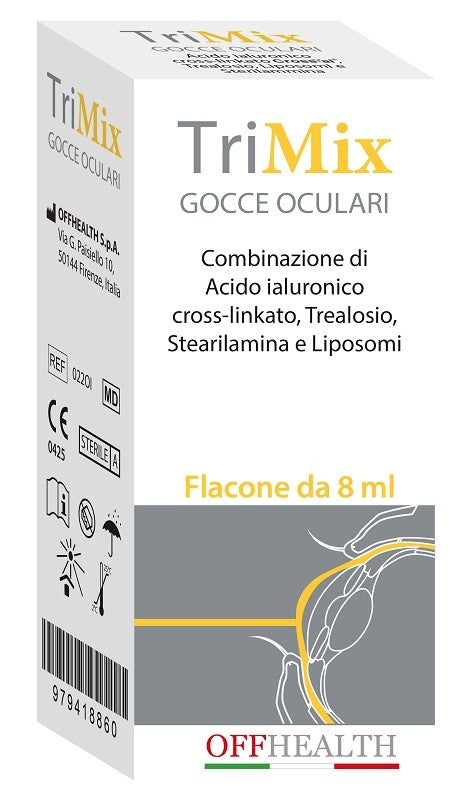 Offhealth Gocce Oculari Trimix con acido ialuronico 8 Ml