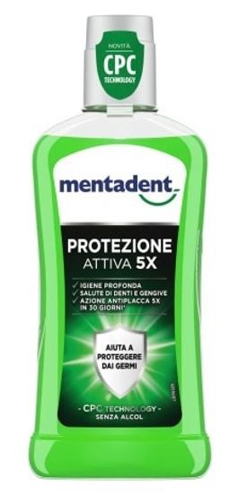 Mentadent Collutorio Protezione Attiva 5x 400 ml