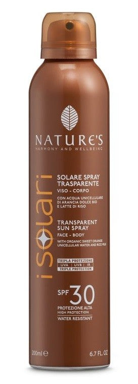Bios Line Nature's I Solari Spray Trasparente Spf 30 200 ml