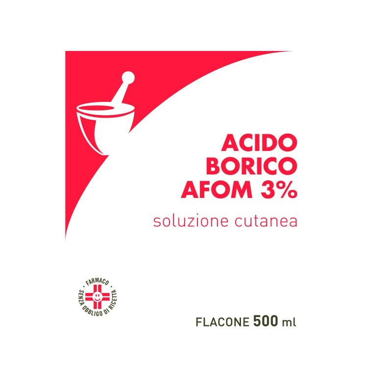 Acido Borico Afom*3% 500ml