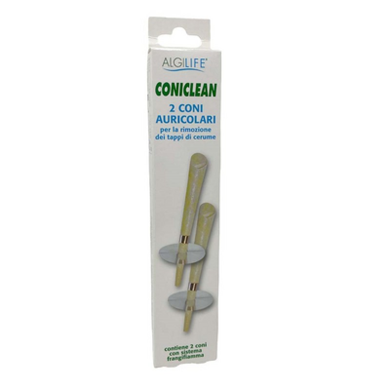 Algilife Coniclean cono auricolare per rimozione tappi 2 pezzi