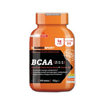 Namedsport Bcaa 100 compresse integratore di aminoacidi ramificati