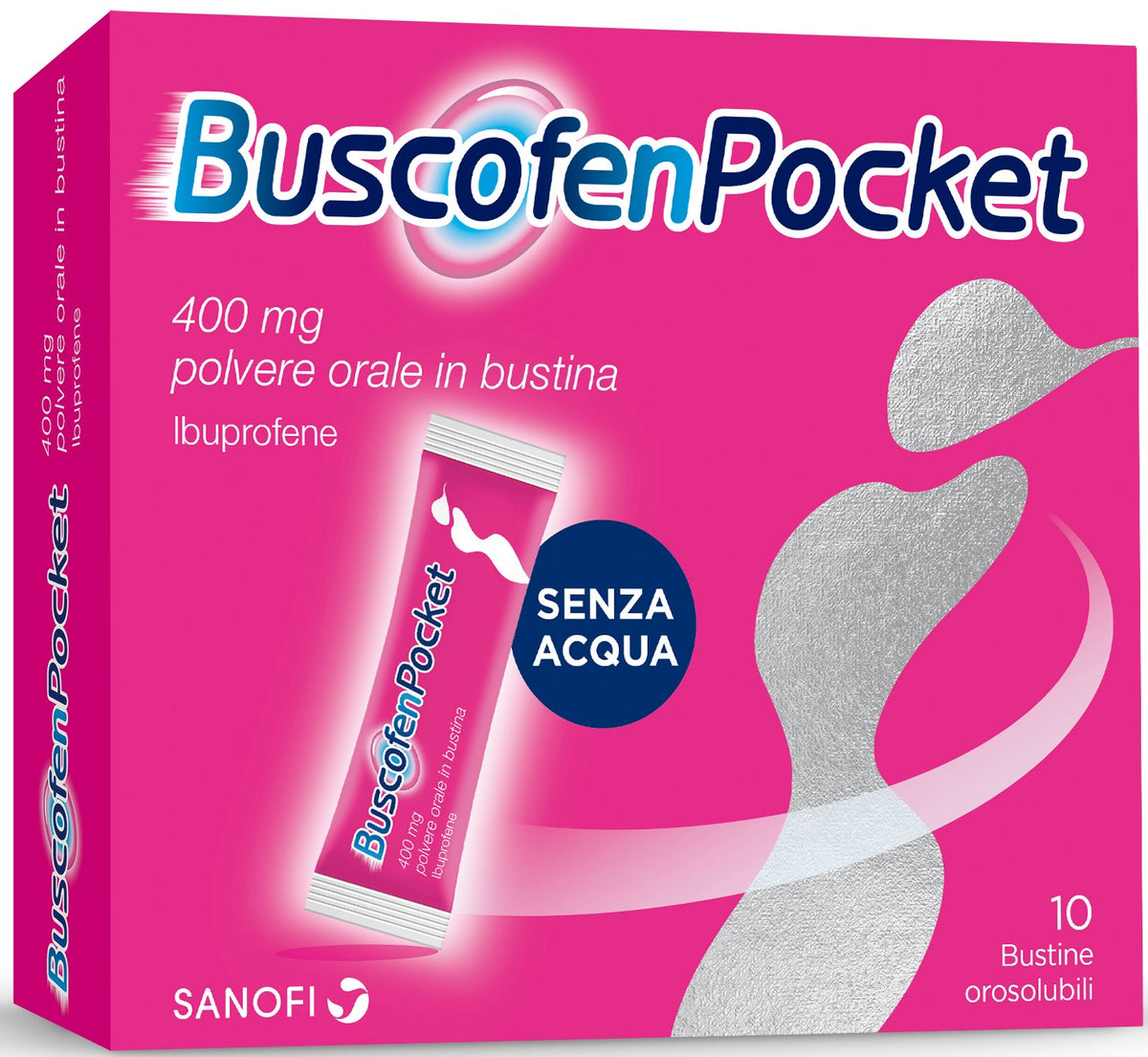 Sanofi Buscofenpocket 10 bustine con ibuprofene 400mg