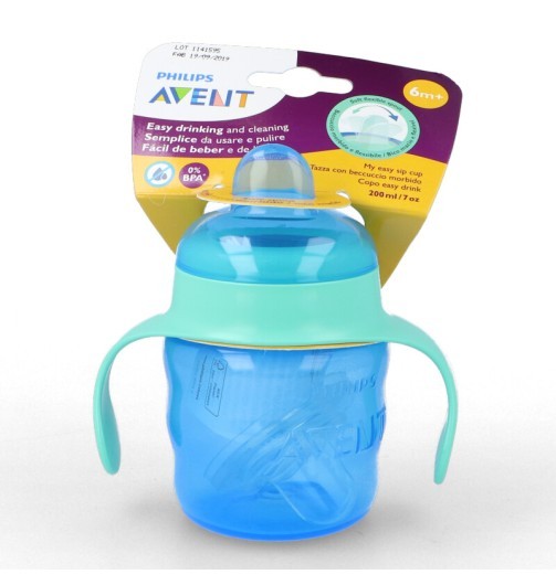 Philips avent tazza con beccuccio azzurro 200 ml