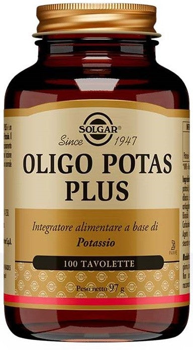 Solgar Multinutrient Oligo Potas Plus integratore 100 Tavolette
