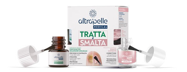 Altrapelle Tratta E Smalta Soluzione Ungueale 7 Ml + Smalto 5 Ml