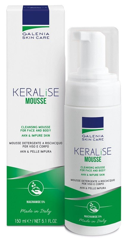 Galenia Biotecnologie Keralise Mousse pelle grassa 150 Ml
