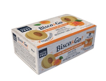 Nutrifree Bisco&go Con Farcitura All'albicocca 4x40 G
