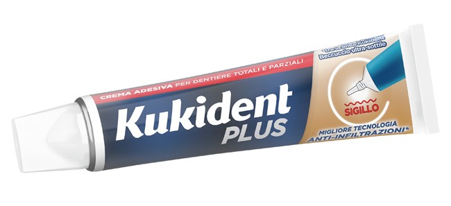 Kukident plus sigillo crema adesiva dentiere 40 grammi