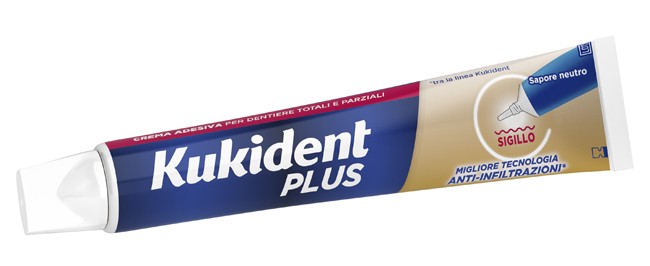 Kukident Plus Sigillo crema adesiva dentiere 57 grammi