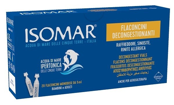 Isomar Soluzione Decongestionante Nasale 20 Flaconcini 5 Ml