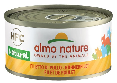 Almo Nature Cat Filetto Pollo alimento per gatti 70 G