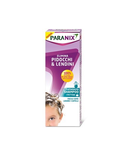 Paranix Shampoo + Pettine Per Pidocchi e Lendini 200 ml