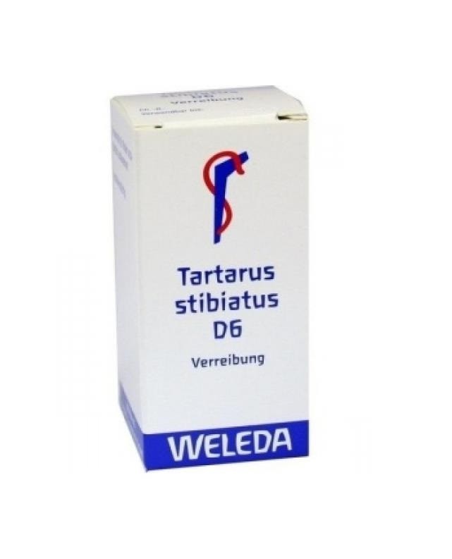 Weleda Tartarus Stibiatus 6 DH polvere 20 grammi