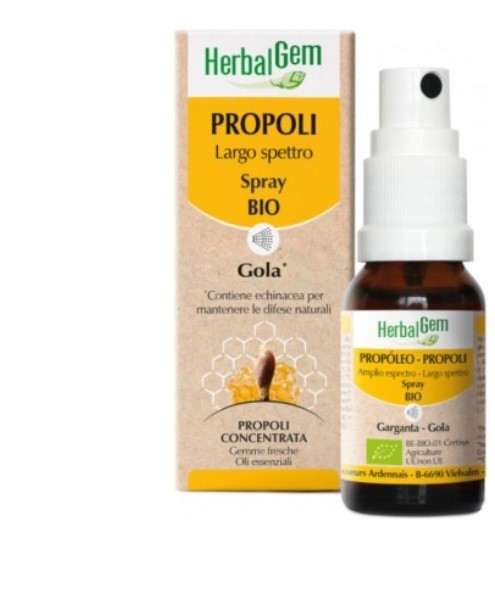 Herbalgem Propoli Spray Gola Bio 15 ml