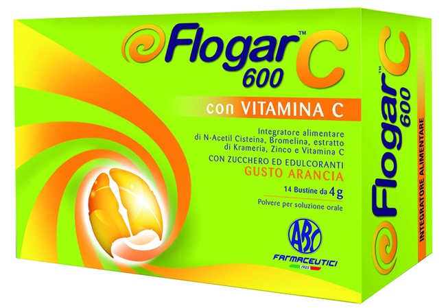 Abc Farmaceutici Flogar C 600 integratore bustine