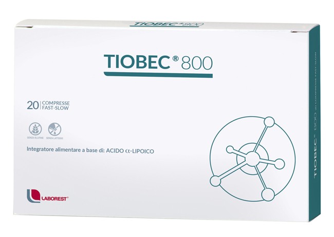 6 Pezzi Tiobec Fast Slow 800 20 Compresse integratore vitaminico