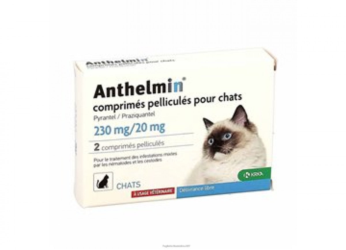 Krka Farmaceutici Anthelmin 2 compresse 230+20mg Gatto