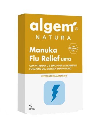 Algem Manuka Flu Relief Urto 15 Capsule Difese Immunitarie