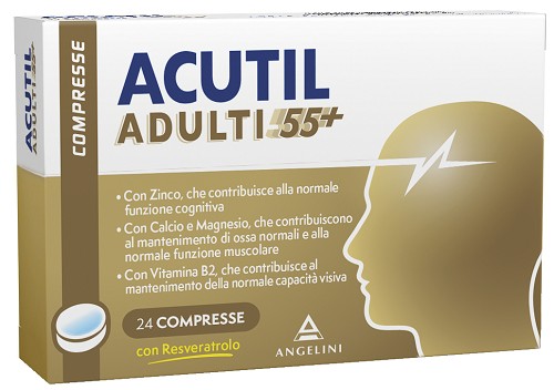 Angelini Acutil adulti 55+ integratore 24 compresse