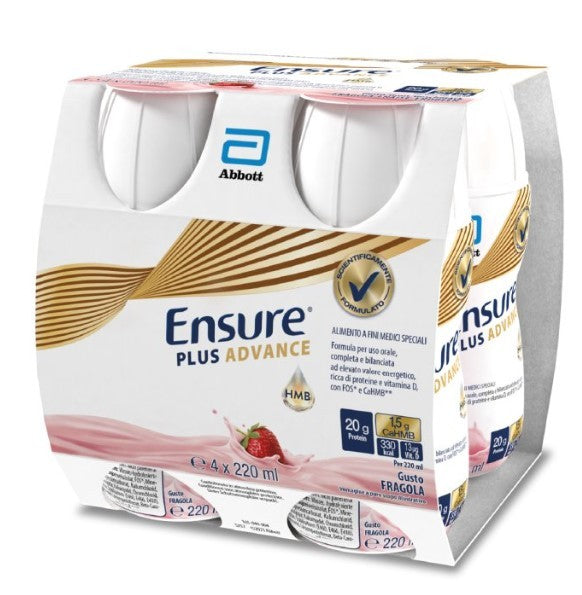Ensure Plus Advance Fragola 4x220ml