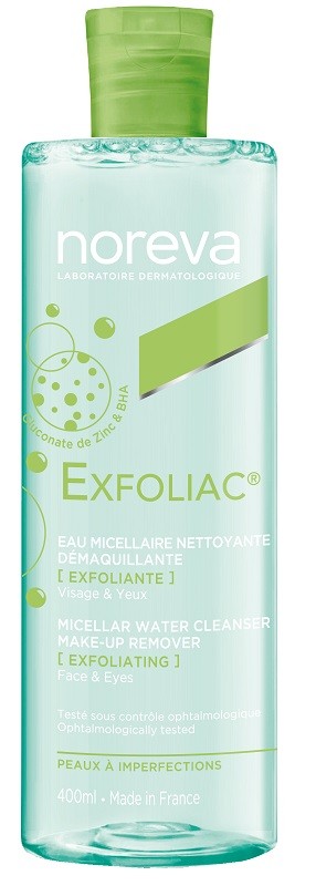Noreva Italia Exfoliac Acqua Micellare detergente 400 Ml