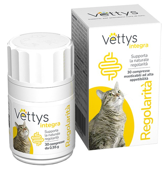 Pharmaidea Vettys Integra Regolarita' Gatto 30 Compresse Masticabili
